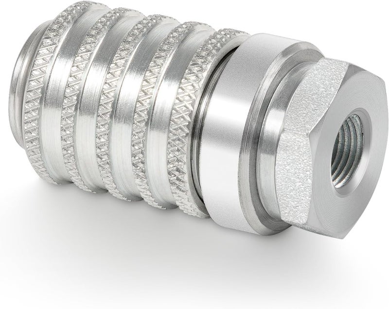 Bzcovac PD222 Test Ports and Diagnostic Equipment Quick Couplings, 1/8"-27 Female NPTF Thread Size - PD Series - Image 1